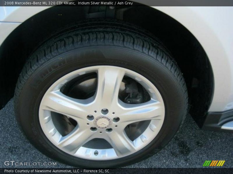 Iridium Silver Metallic / Ash Grey 2008 Mercedes-Benz ML 320 CDI 4Matic