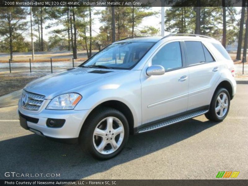 Iridium Silver Metallic / Ash Grey 2008 Mercedes-Benz ML 320 CDI 4Matic