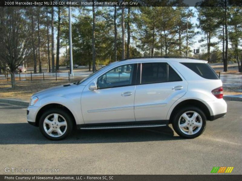 Iridium Silver Metallic / Ash Grey 2008 Mercedes-Benz ML 320 CDI 4Matic