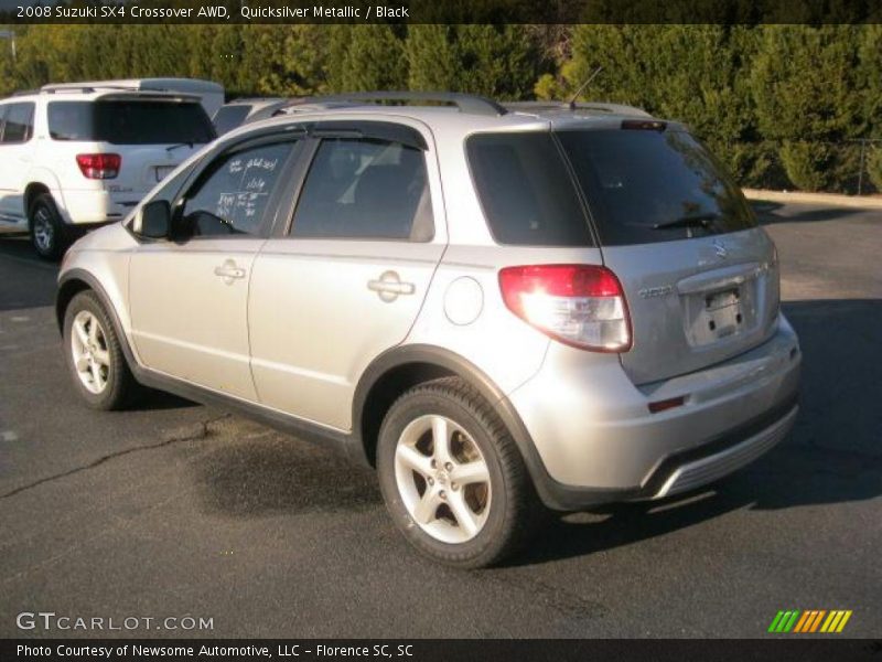 Quicksilver Metallic / Black 2008 Suzuki SX4 Crossover AWD