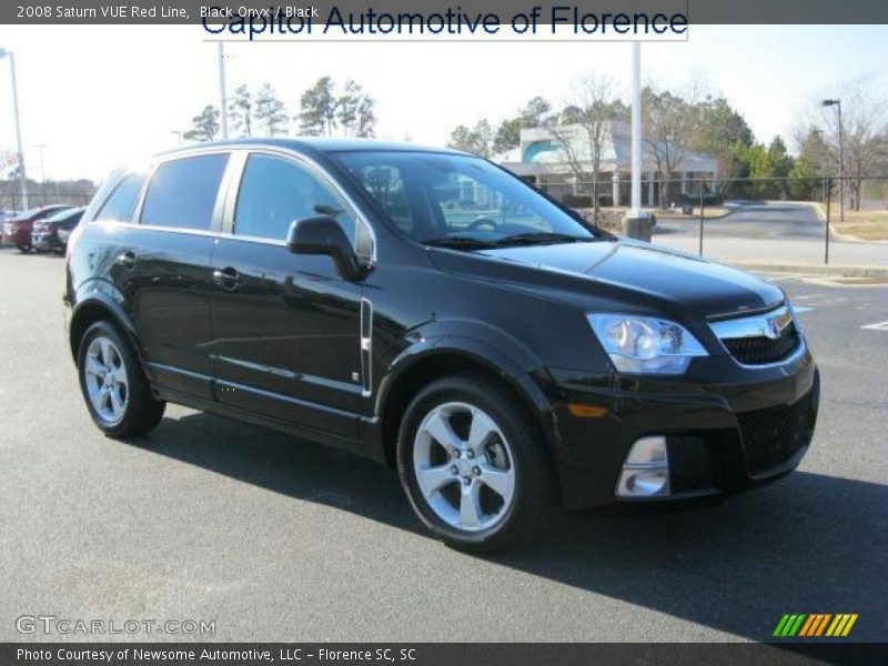 Black Onyx / Black 2008 Saturn VUE Red Line