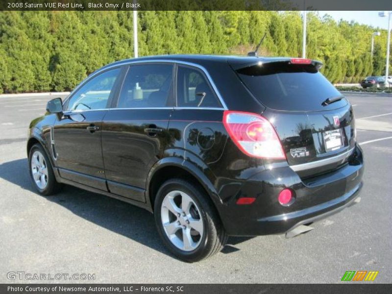 Black Onyx / Black 2008 Saturn VUE Red Line