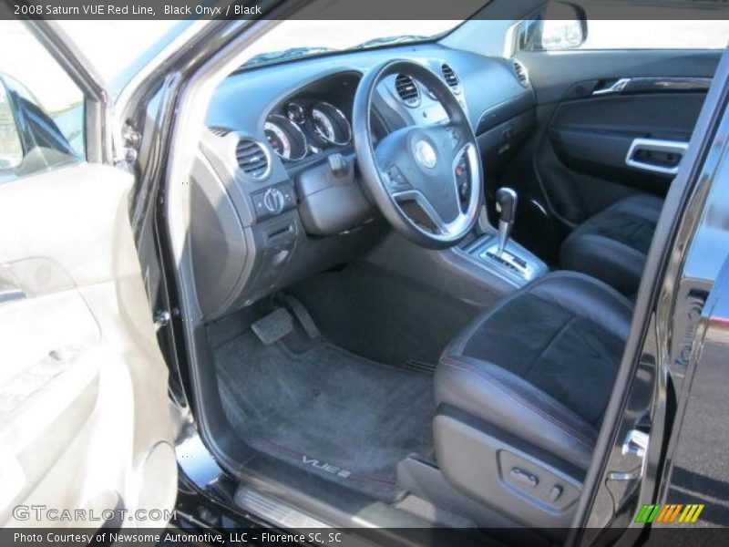 Black Onyx / Black 2008 Saturn VUE Red Line