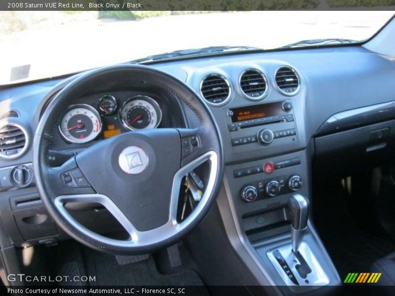 Black Onyx / Black 2008 Saturn VUE Red Line