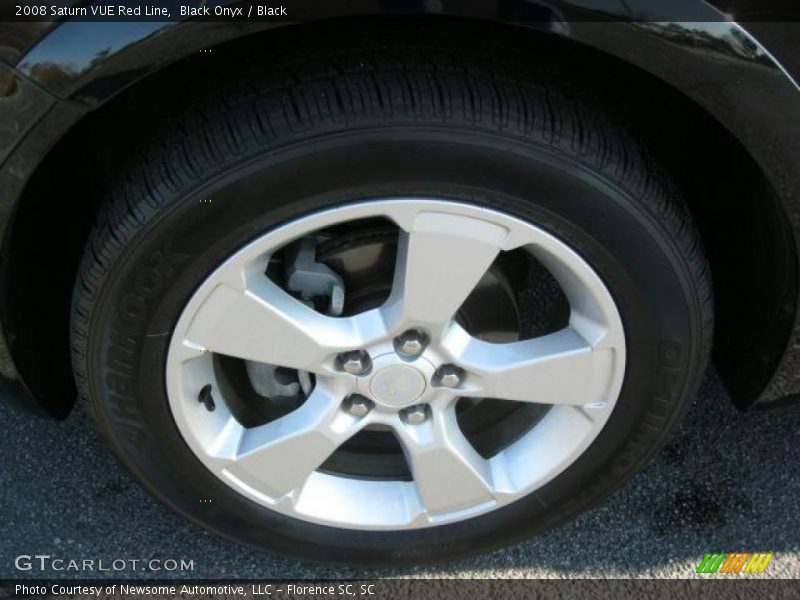 Black Onyx / Black 2008 Saturn VUE Red Line