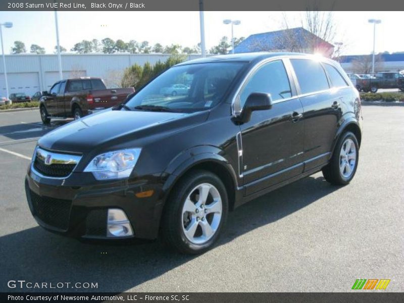 Black Onyx / Black 2008 Saturn VUE Red Line