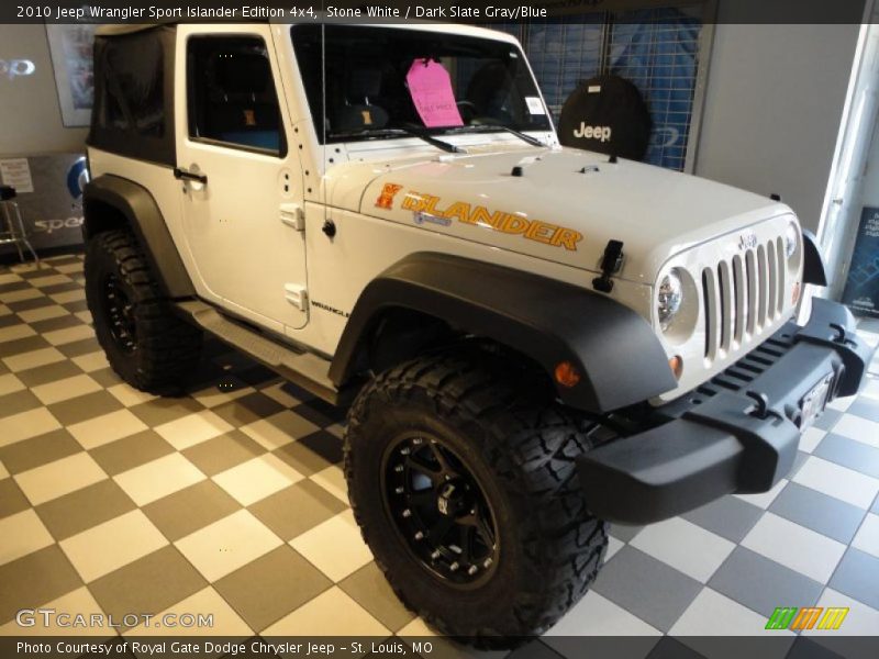 Stone White / Dark Slate Gray/Blue 2010 Jeep Wrangler Sport Islander Edition 4x4