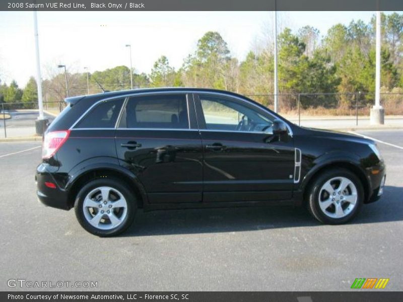 Black Onyx / Black 2008 Saturn VUE Red Line