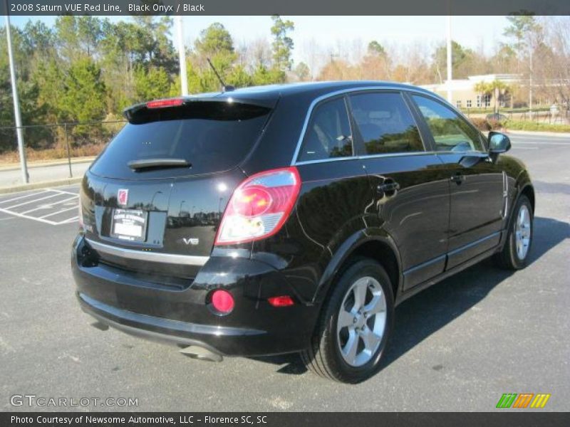 Black Onyx / Black 2008 Saturn VUE Red Line