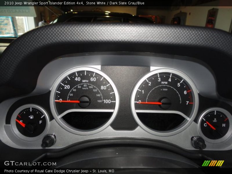  2010 Wrangler Sport Islander Edition 4x4 Sport Islander Edition 4x4 Gauges