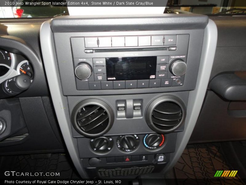 Stone White / Dark Slate Gray/Blue 2010 Jeep Wrangler Sport Islander Edition 4x4