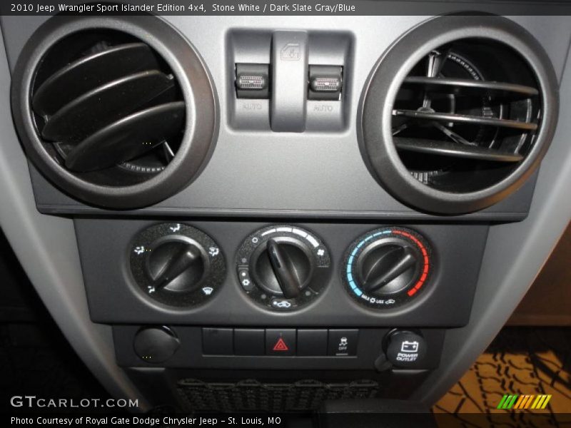 Stone White / Dark Slate Gray/Blue 2010 Jeep Wrangler Sport Islander Edition 4x4