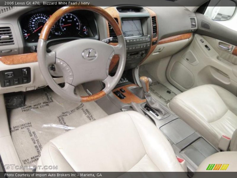 Blizzard White Pearl / Ivory 2006 Lexus GX 470