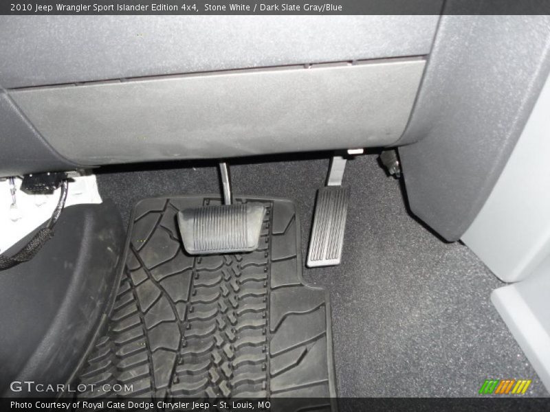 Stone White / Dark Slate Gray/Blue 2010 Jeep Wrangler Sport Islander Edition 4x4