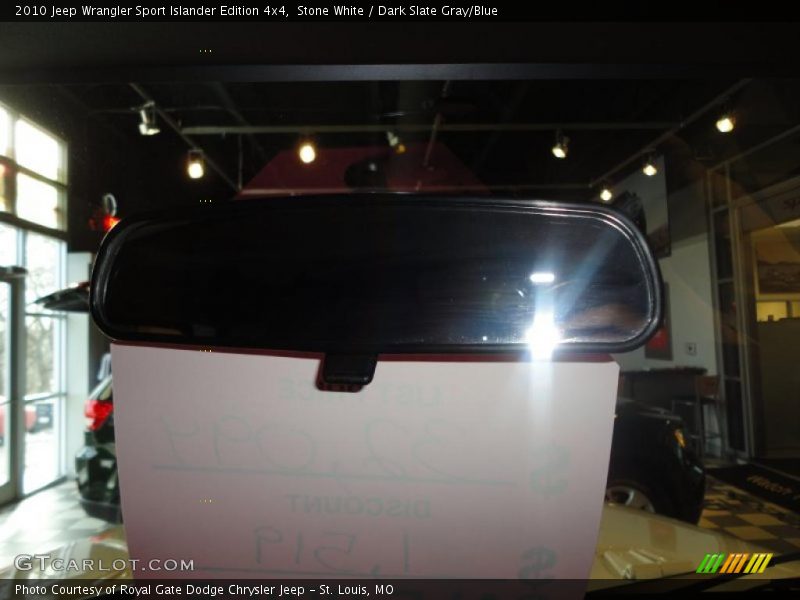 Stone White / Dark Slate Gray/Blue 2010 Jeep Wrangler Sport Islander Edition 4x4