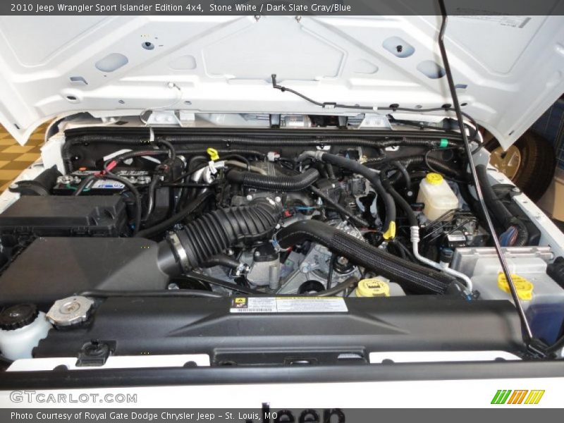 Stone White / Dark Slate Gray/Blue 2010 Jeep Wrangler Sport Islander Edition 4x4