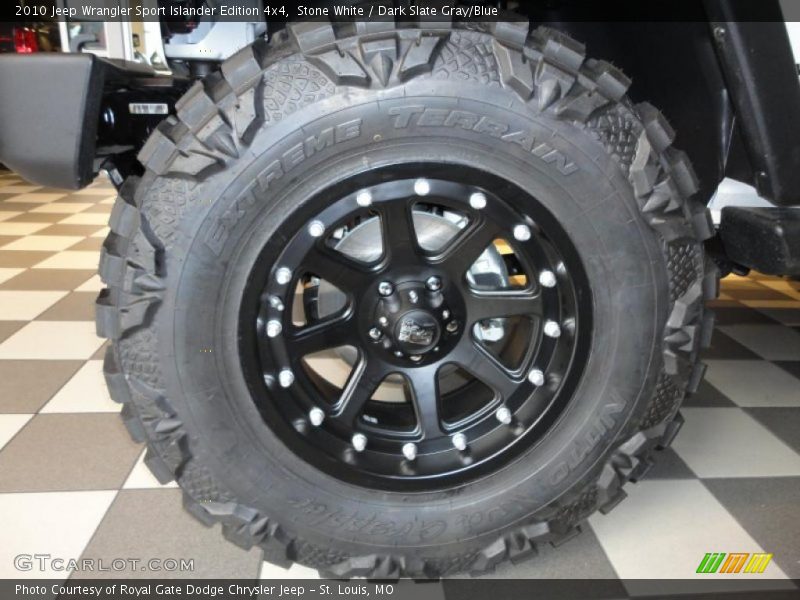 Custom Wheels of 2010 Wrangler Sport Islander Edition 4x4