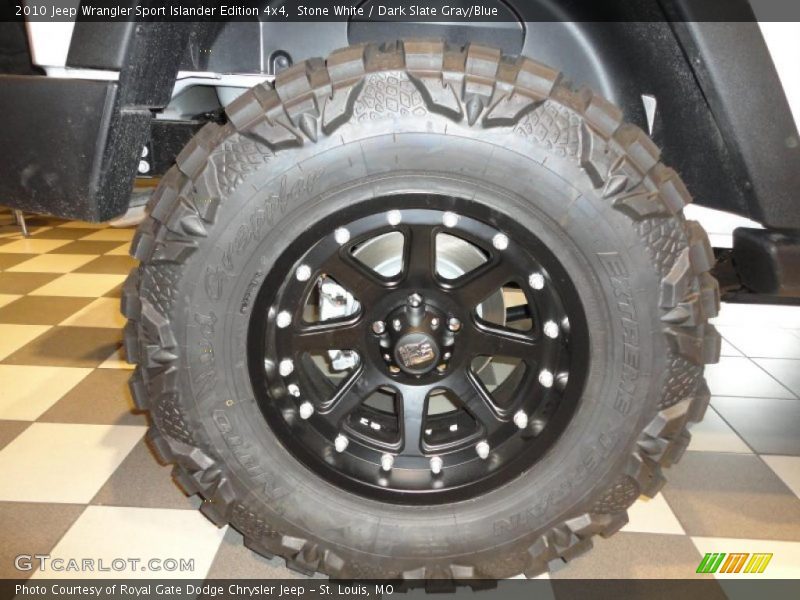 Stone White / Dark Slate Gray/Blue 2010 Jeep Wrangler Sport Islander Edition 4x4