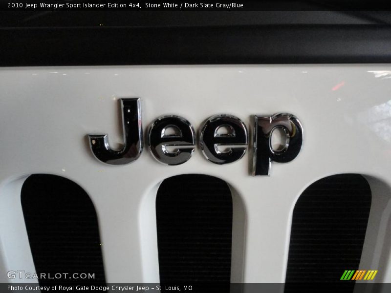 Stone White / Dark Slate Gray/Blue 2010 Jeep Wrangler Sport Islander Edition 4x4