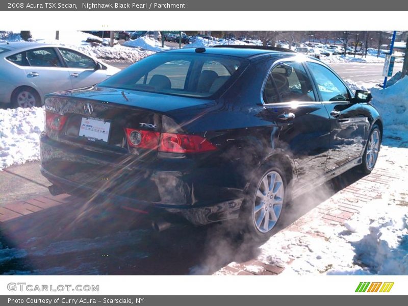 Nighthawk Black Pearl / Parchment 2008 Acura TSX Sedan