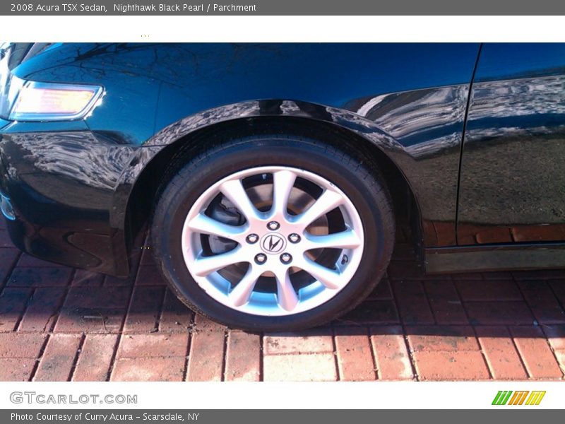 Nighthawk Black Pearl / Parchment 2008 Acura TSX Sedan