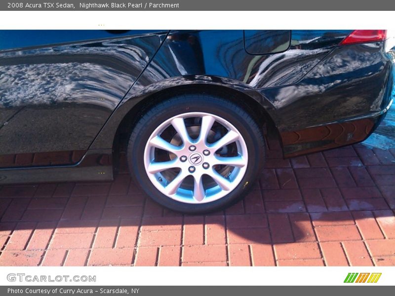 Nighthawk Black Pearl / Parchment 2008 Acura TSX Sedan
