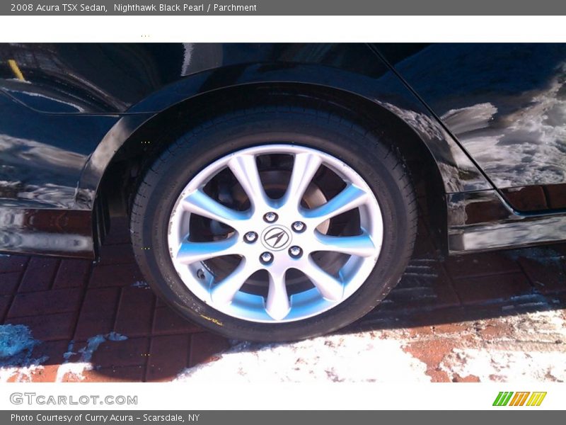 Nighthawk Black Pearl / Parchment 2008 Acura TSX Sedan