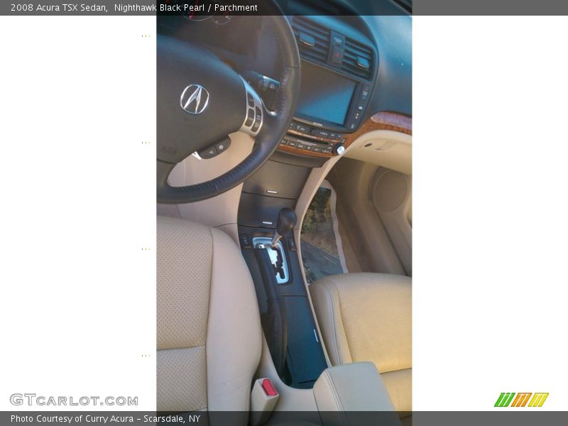 Nighthawk Black Pearl / Parchment 2008 Acura TSX Sedan