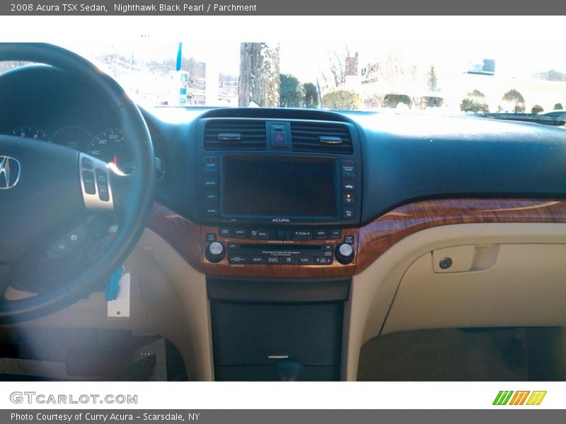 Nighthawk Black Pearl / Parchment 2008 Acura TSX Sedan