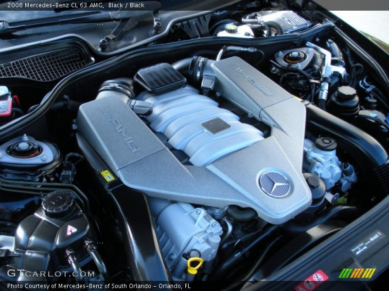  2008 CL 63 AMG Engine - 6.3 Liter AMG DOHC 32-Valve V8