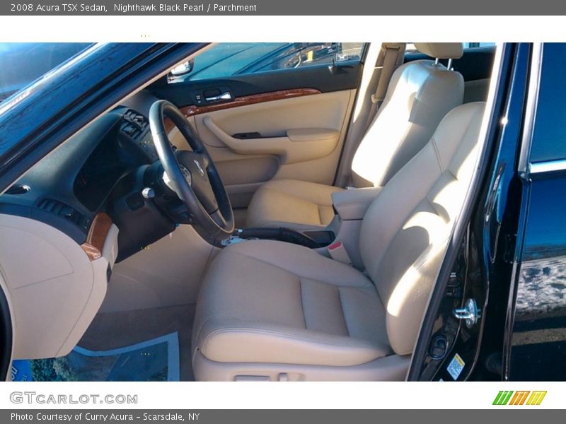 Nighthawk Black Pearl / Parchment 2008 Acura TSX Sedan