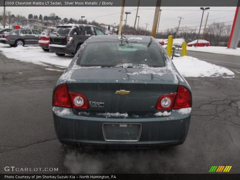 Silver Moss Metallic / Ebony 2009 Chevrolet Malibu LT Sedan