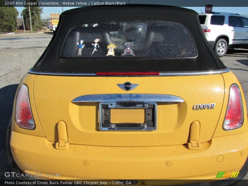 Mellow Yellow / Carbon Black/Black 2007 Mini Cooper Convertible