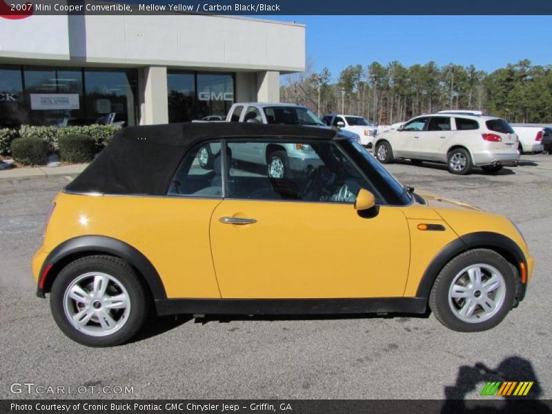 Mellow Yellow / Carbon Black/Black 2007 Mini Cooper Convertible