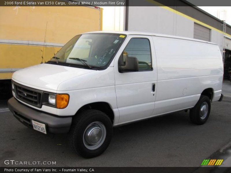 Oxford White / Medium Flint Grey 2006 Ford E Series Van E350 Cargo