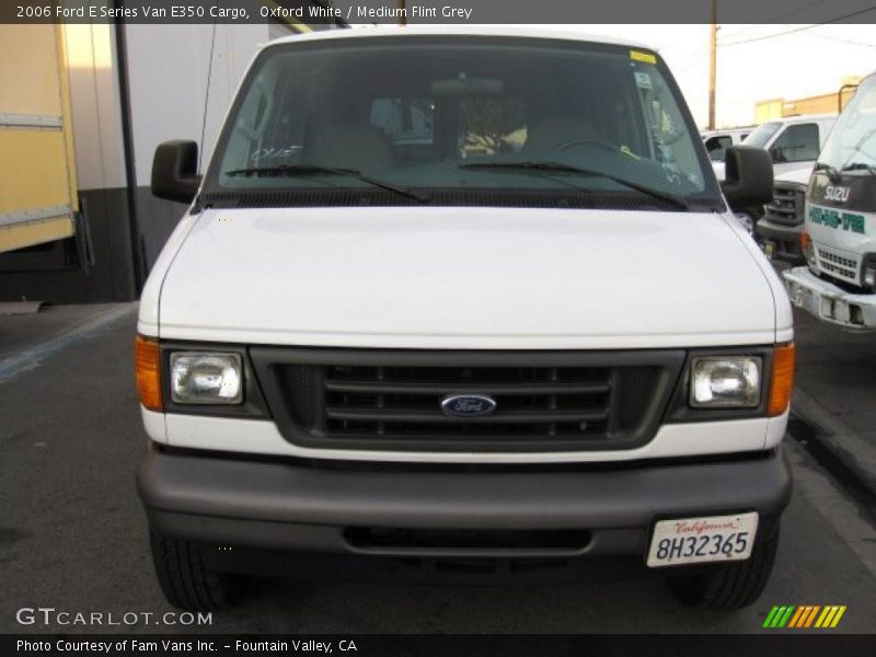 Oxford White / Medium Flint Grey 2006 Ford E Series Van E350 Cargo