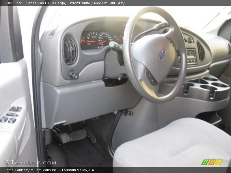 Oxford White / Medium Flint Grey 2006 Ford E Series Van E350 Cargo