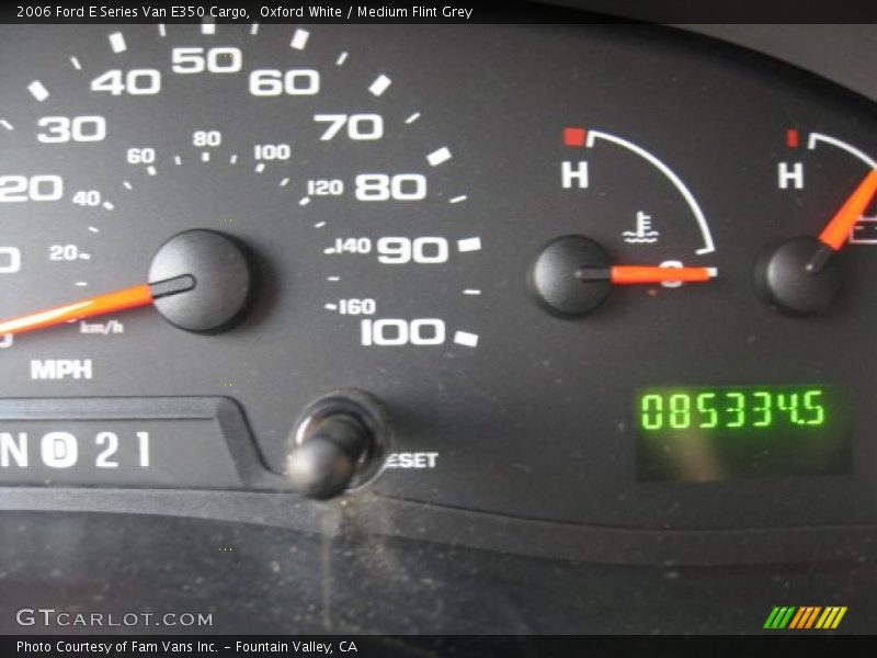Oxford White / Medium Flint Grey 2006 Ford E Series Van E350 Cargo
