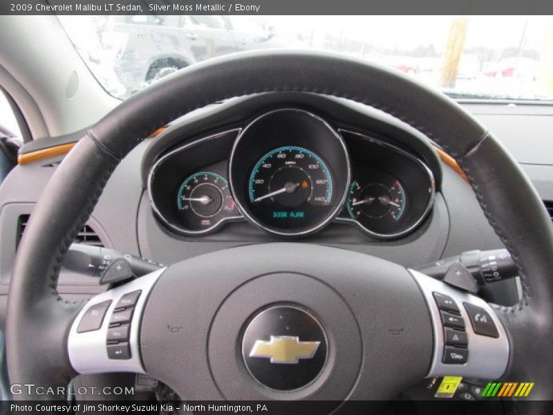 Silver Moss Metallic / Ebony 2009 Chevrolet Malibu LT Sedan