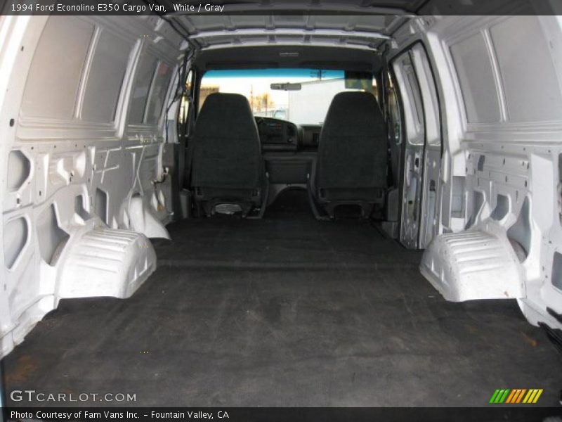 White / Gray 1994 Ford Econoline E350 Cargo Van
