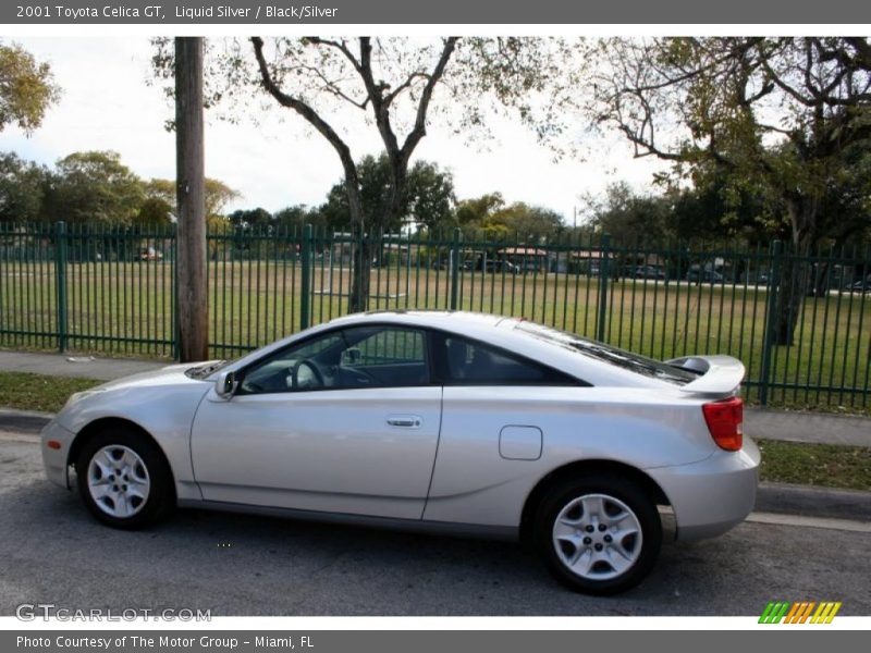 Liquid Silver / Black/Silver 2001 Toyota Celica GT