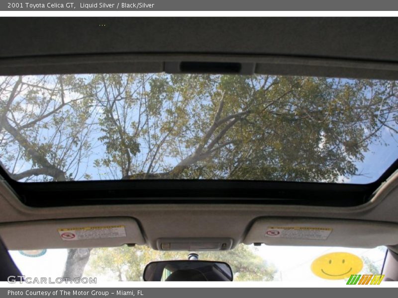 Sunroof of 2001 Celica GT
