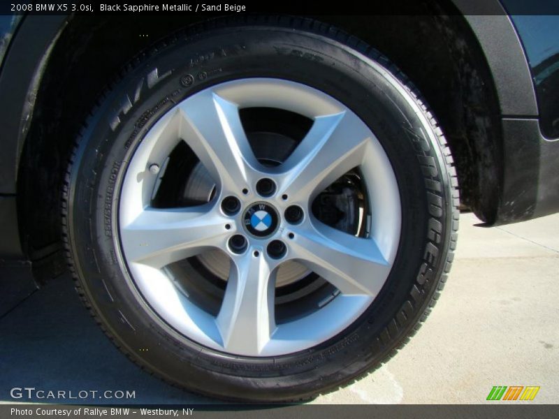 Black Sapphire Metallic / Sand Beige 2008 BMW X5 3.0si