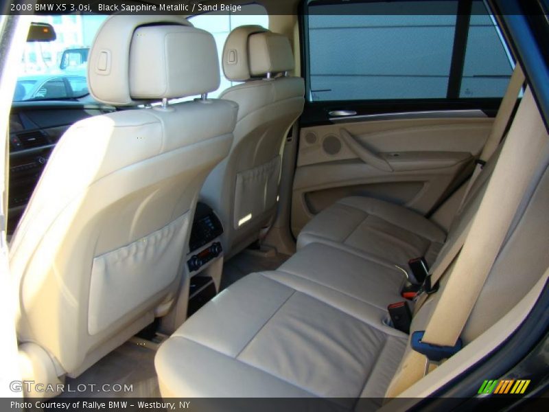 Black Sapphire Metallic / Sand Beige 2008 BMW X5 3.0si