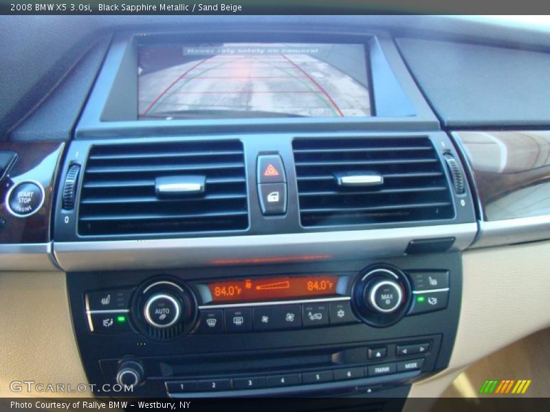 Black Sapphire Metallic / Sand Beige 2008 BMW X5 3.0si