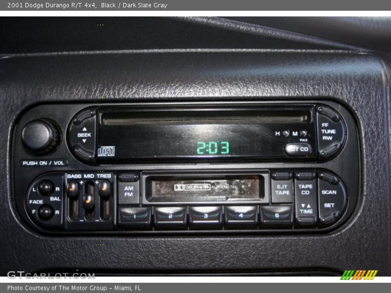 Controls of 2001 Durango R/T 4x4