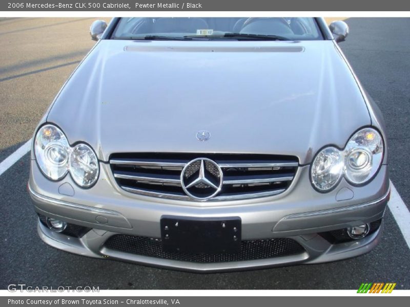 Pewter Metallic / Black 2006 Mercedes-Benz CLK 500 Cabriolet