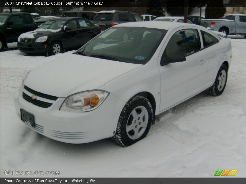Summit White / Gray 2007 Chevrolet Cobalt LS Coupe