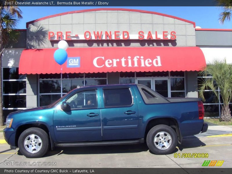 Bermuda Blue Metallic / Ebony 2007 Chevrolet Avalanche LT