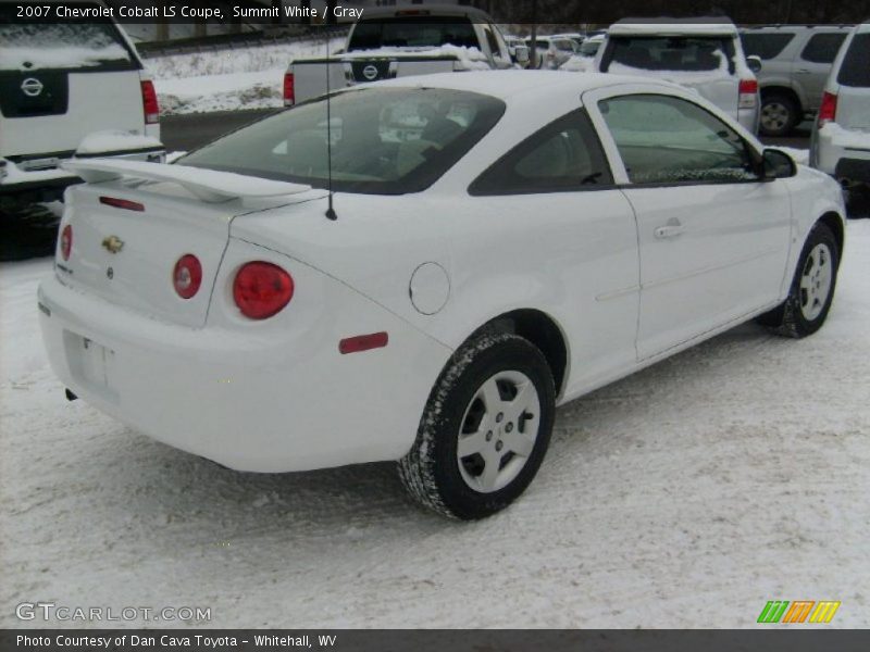 Summit White / Gray 2007 Chevrolet Cobalt LS Coupe